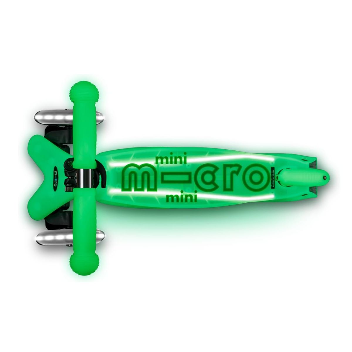 Patinete Infantil Micro Mini Glow Plus LED Icy Lime

 - Develops Balance & Coordination