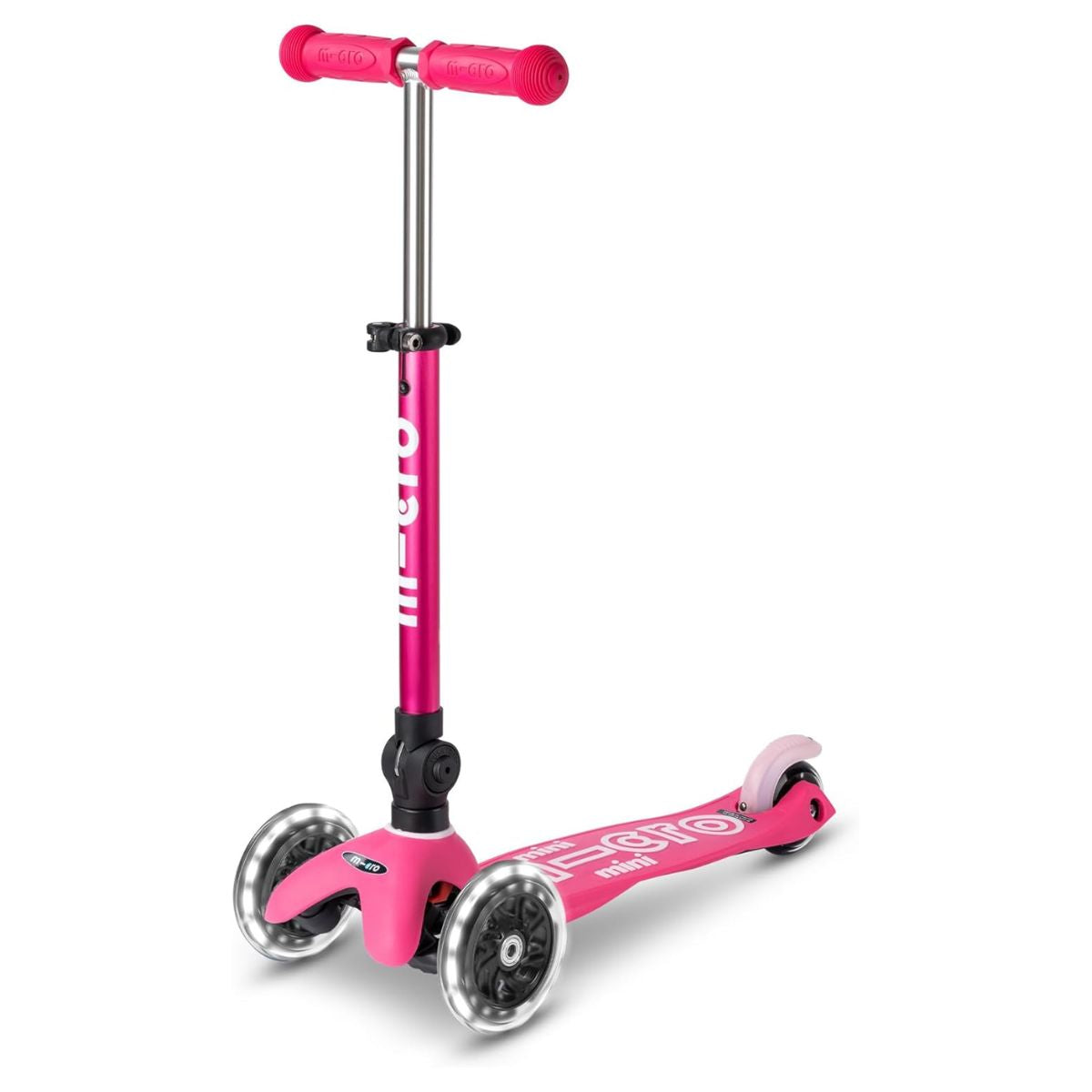 Patinete Infantil Micro Mini Foldable LED Pink

 - Light-Up Wheels for Extra Fun